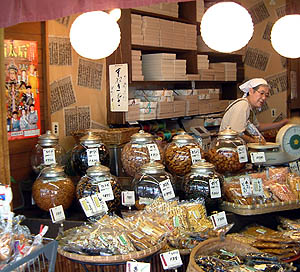 Sembei (Japanese rice crackers)